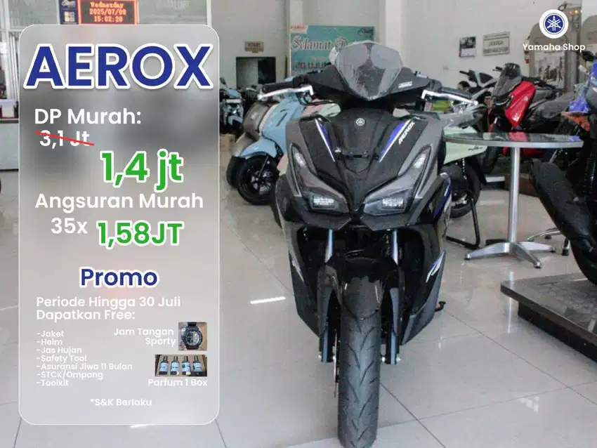 [Motor Baru] Yamaha Aerox Promo Modal 1,4jt