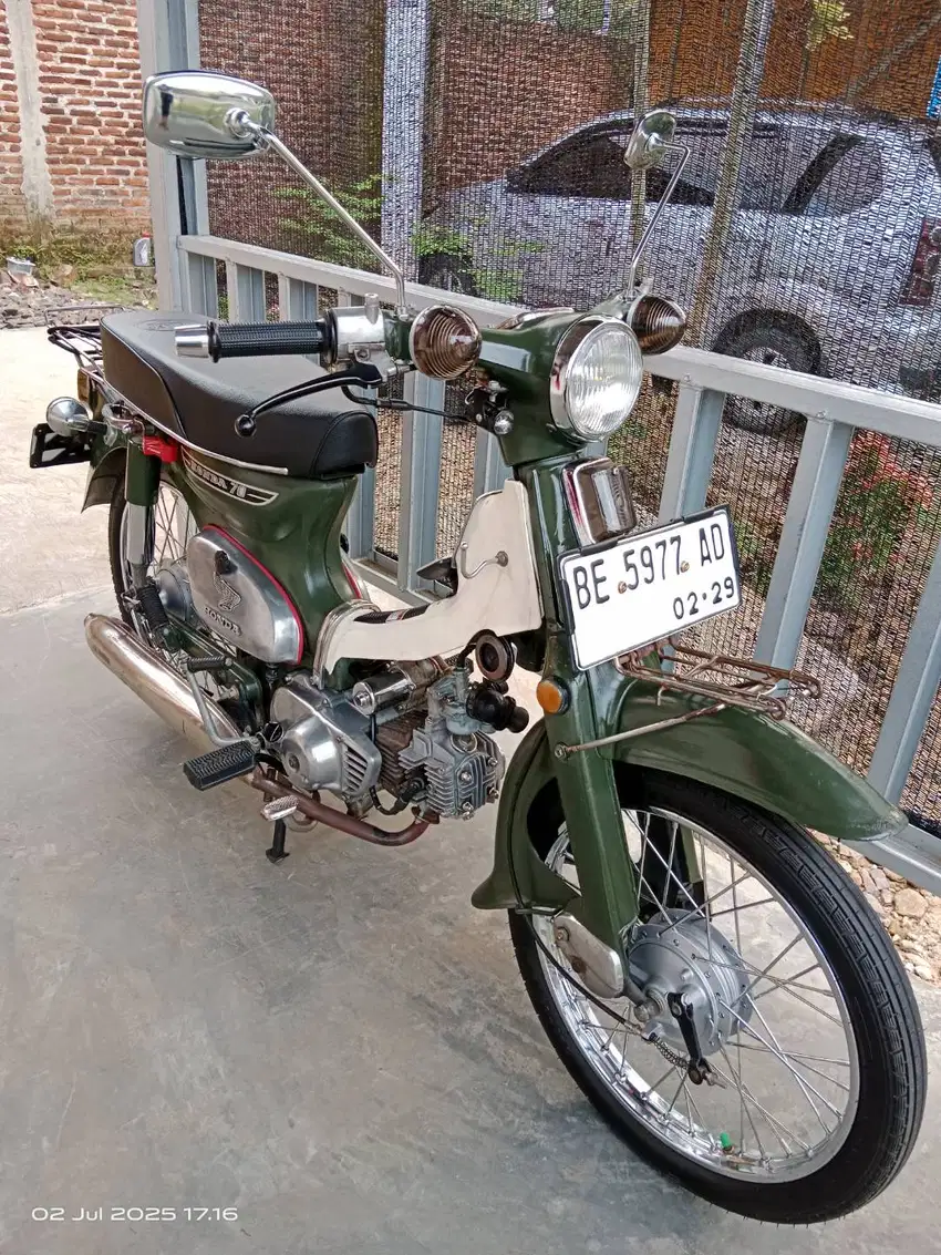 Bismillah.. C70 1981 pajak on plat BE kotamadya.