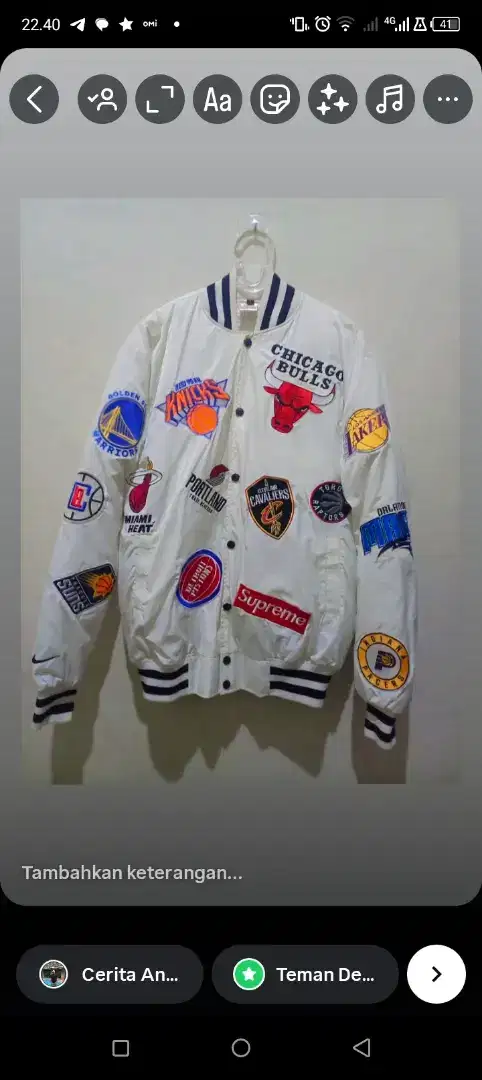 Jaket Supreme Full Patch