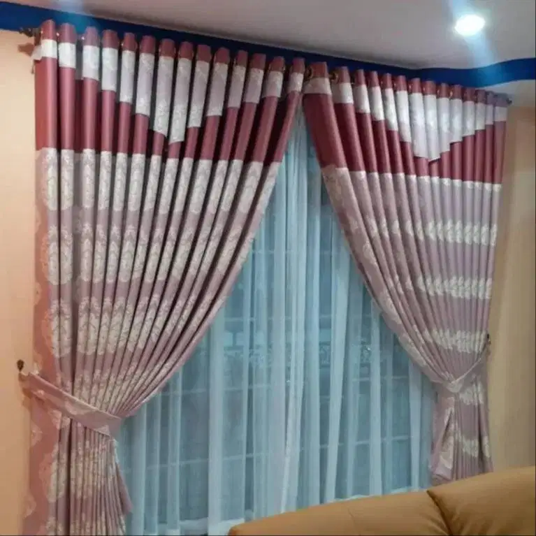 Cod Tirai Gorden Jendela Gordyn Mewah Hordeng Model Terbaru Murah