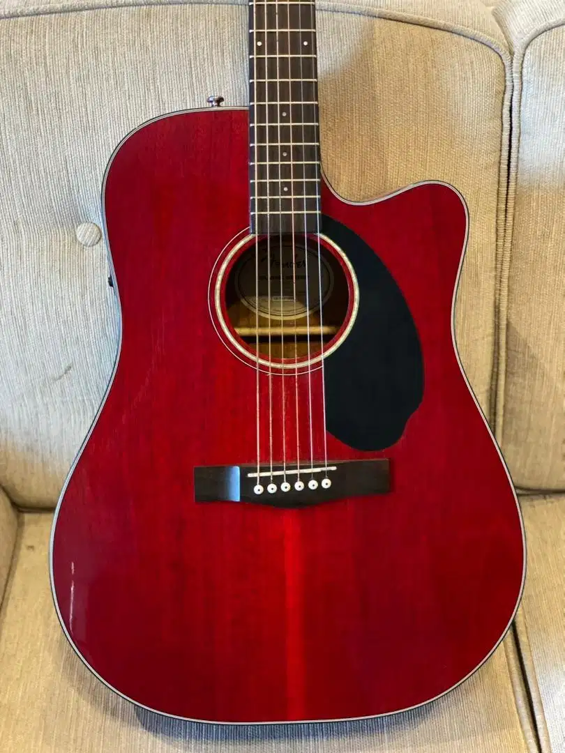 FENDER CD-60SCE ALL MAH CHERRY