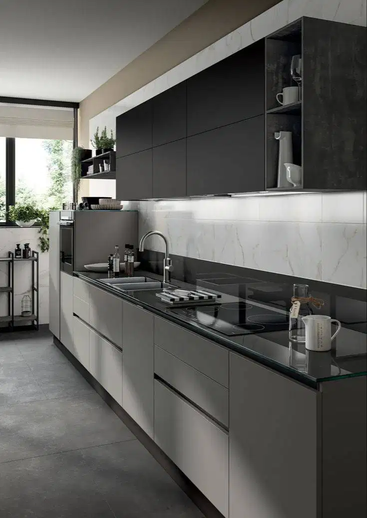 Custom Interior Kitchen Set, Backdrop TV, Lemari, Wardrobe, Kitchenset