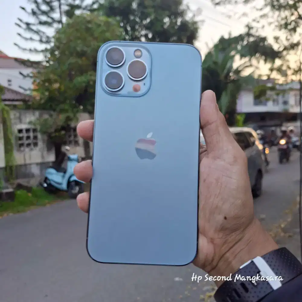 Iphone 13 pro max 128GB inter all operator lengkap mulus normal