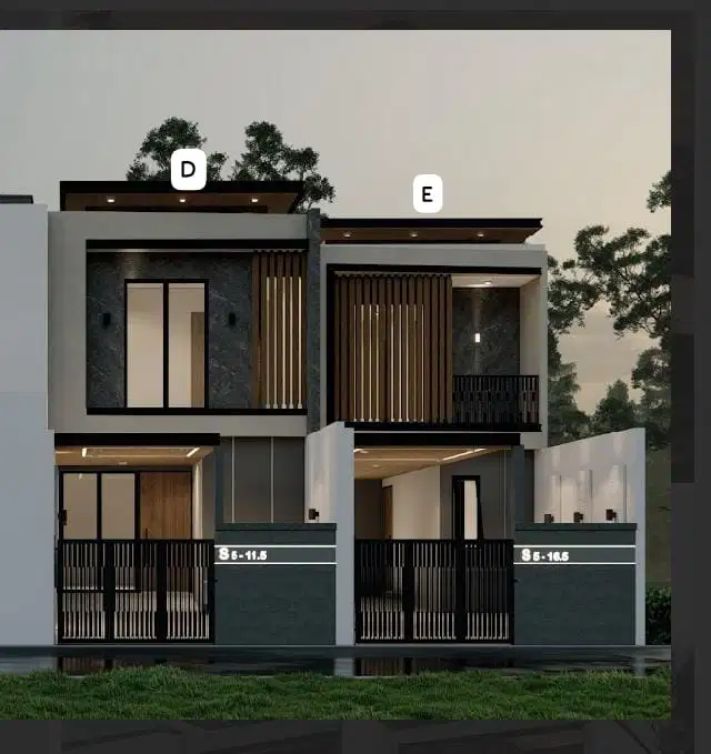 DIJUAL Rumah Baru Semolowaru Modern Tropical Unit E (ready Oktober)