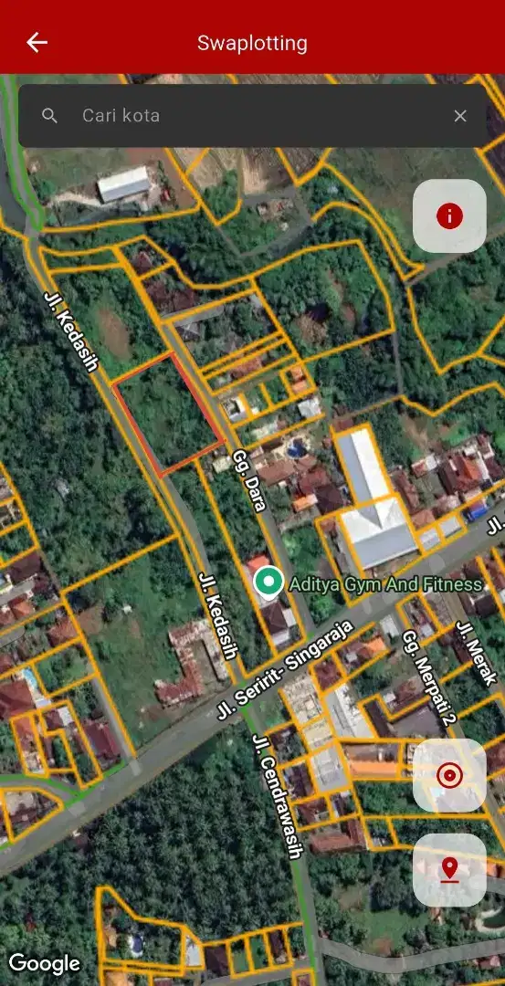 Tanah di lovina dekat jln utama dan dekat pantai