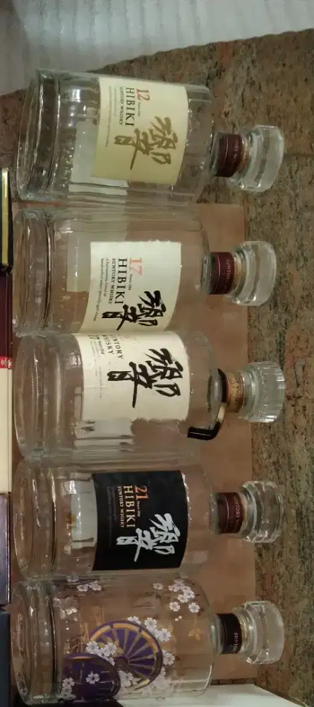 Botol Bekas Minuman Alkohol Buat Koleksi