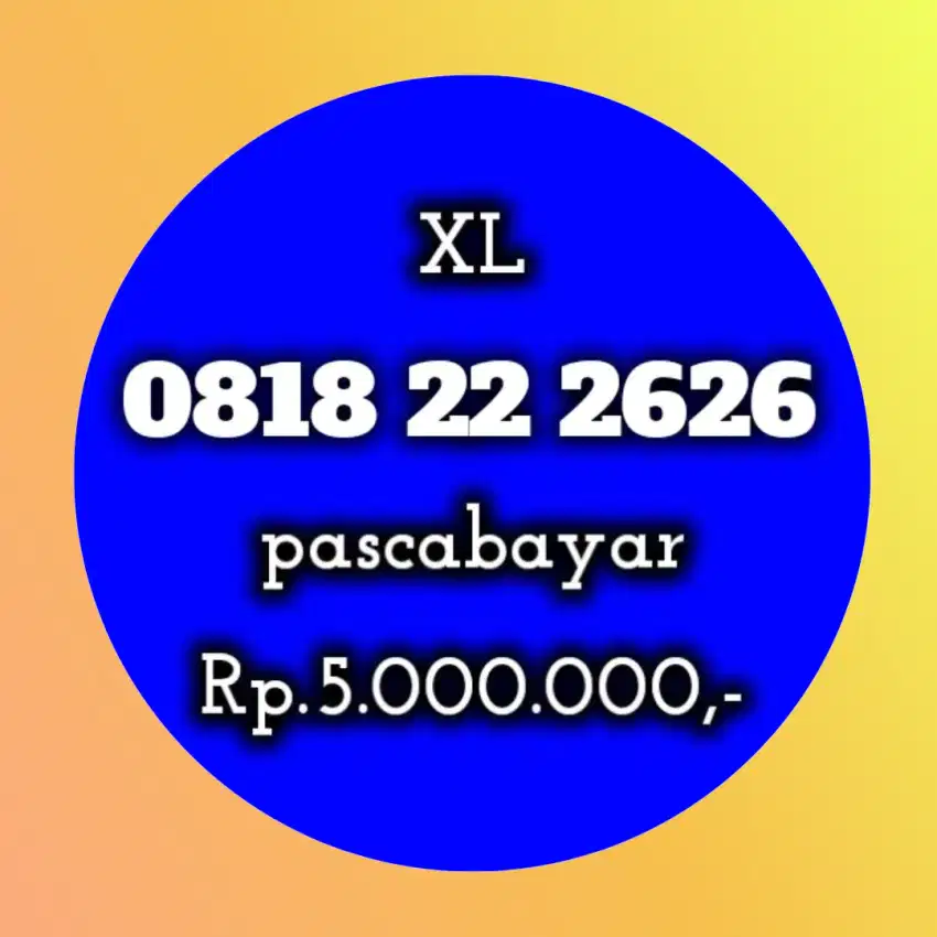 NOMOR CANTIK KOLEKSI XL 2626