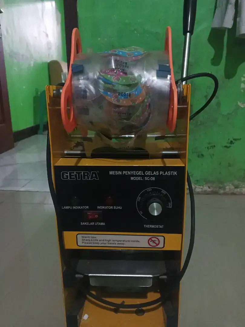 Jual alat penyegel gelas plastik/ Cup Sealer