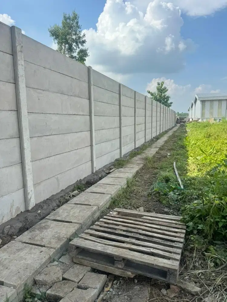 Pagar panel beton sugih jaya Sumedang