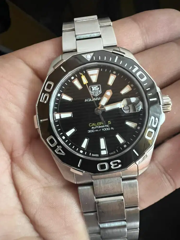 tag heuer aquaracer ceramic bezel automatic