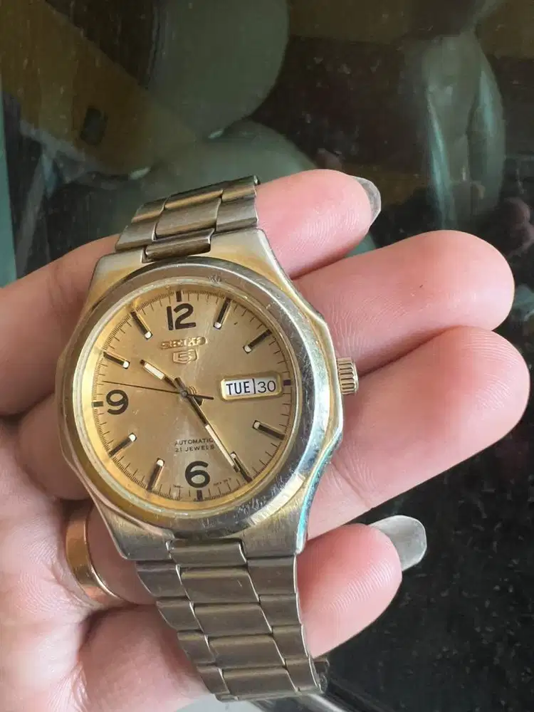 Seiko naut gold
