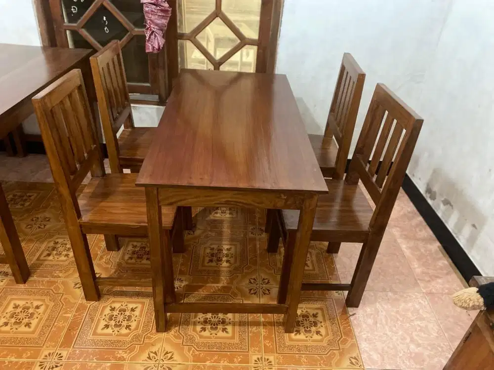 set meja kursi makan