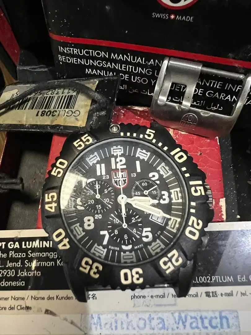 Luminox militer carbon ringan anti radiasi nuklir