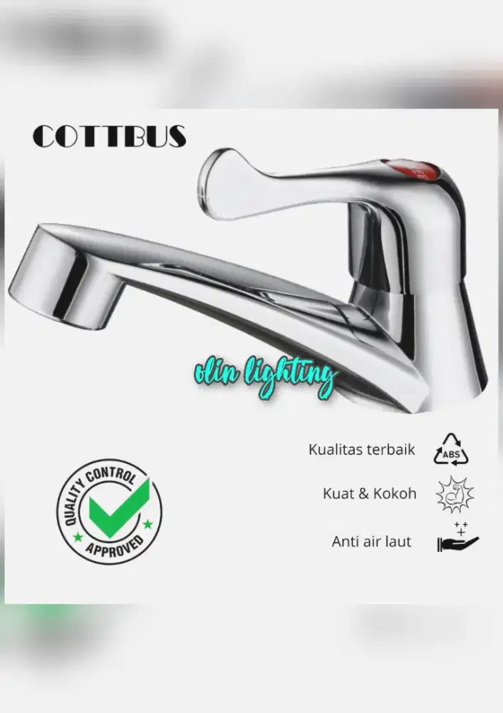 kran air putih murah