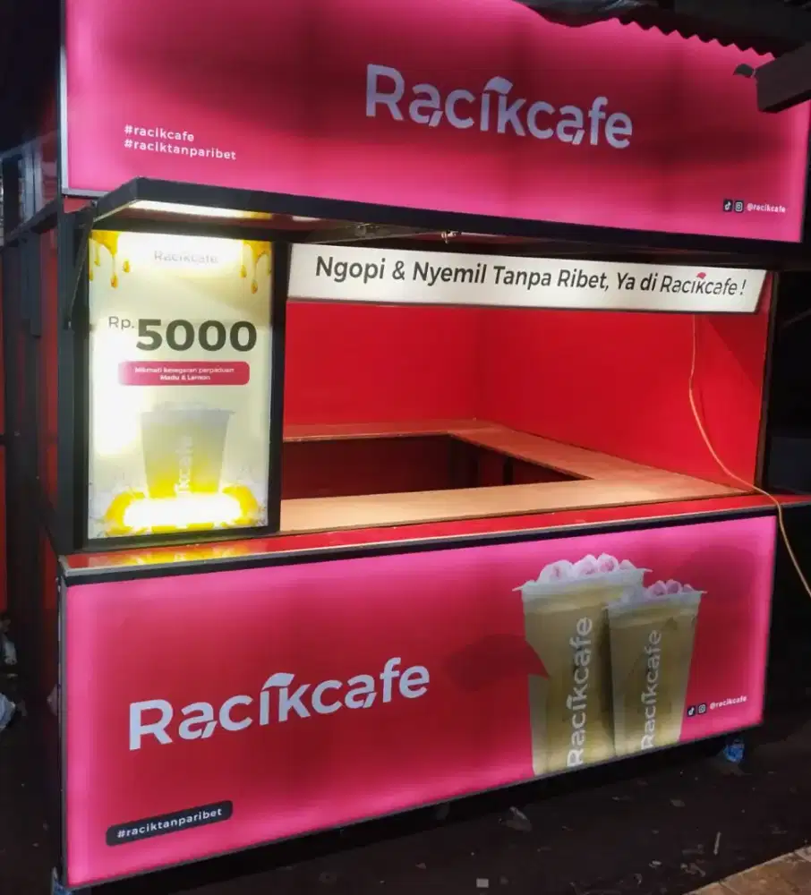 BOOTH KONTAINER/BOOTH KONTAINER MURAH/GEROBAK KONTAINER/GEROBAK DORONG