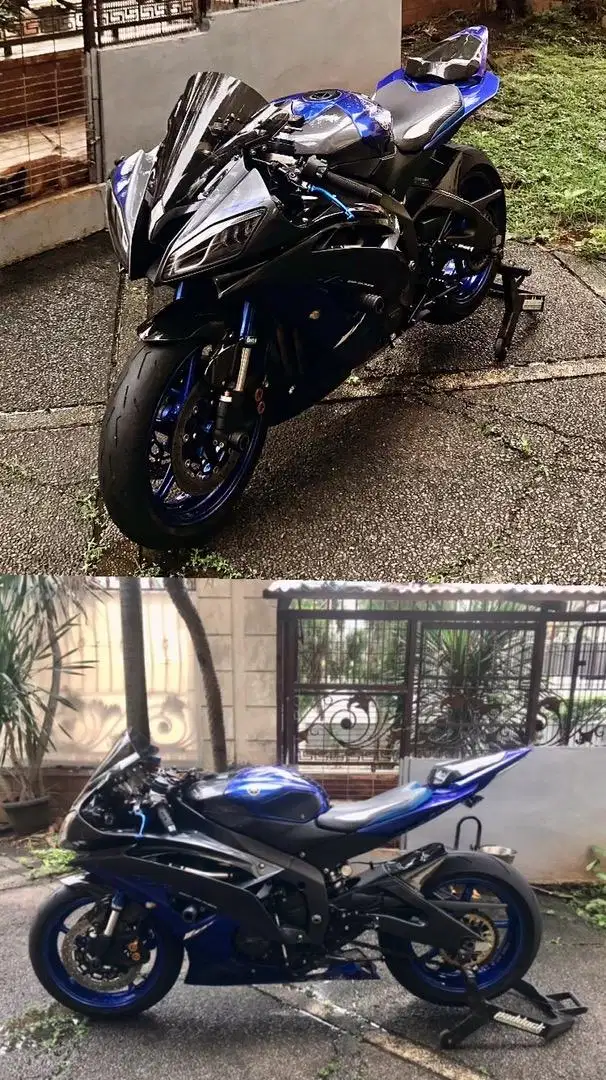 Yamaha R6 2013 Blue Race