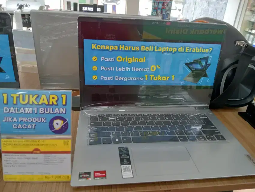 Laptop Lenovo ryzn 5 free 1x cicilan