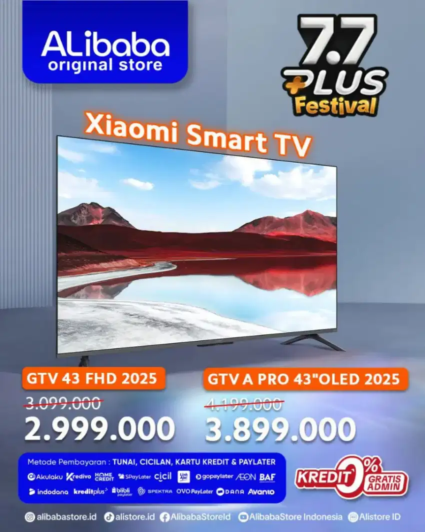 PROMO XIAOMI TV GTV 43 TERMURAH