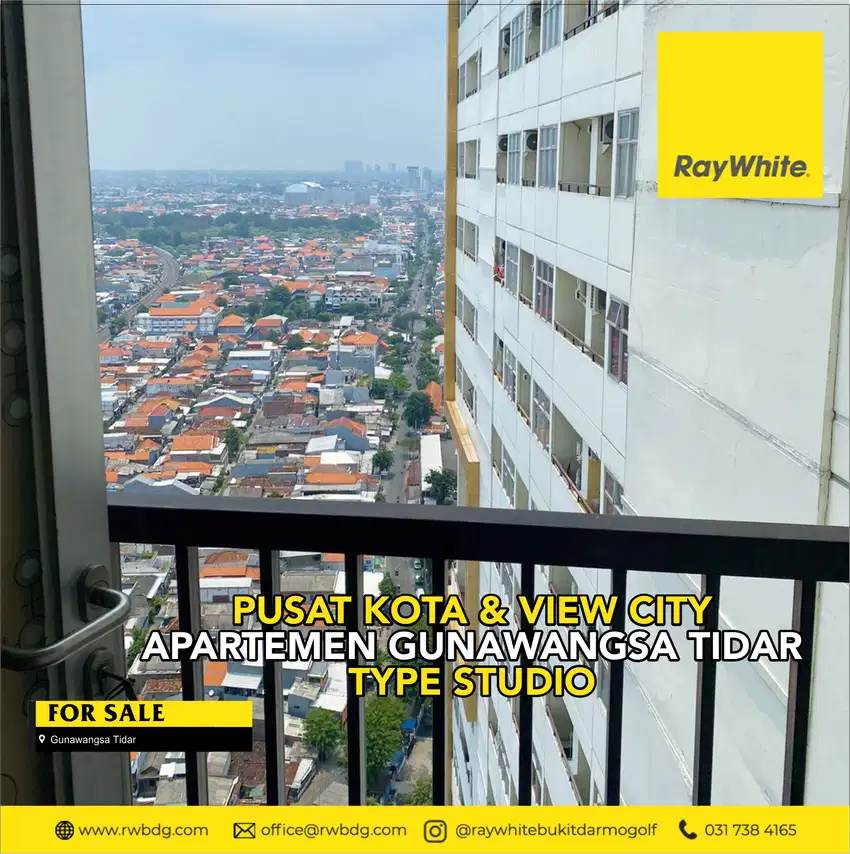 VIEW CITY APARTEMEN GUNAWANGSA TIDAR, 1 BR DIJUAL
