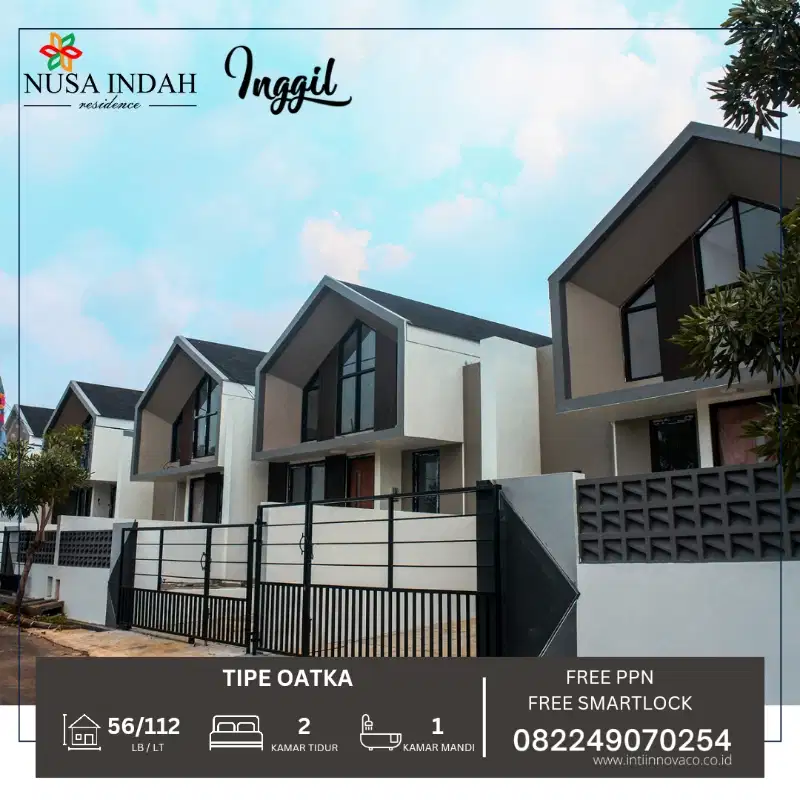 Rumah Kekinian Lokasi Strategis Pandu Raya Bogor ke Tol BORR 300 meter