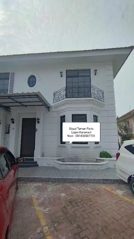 Rumah murah full renovasi taman paris Lippo Karawaci