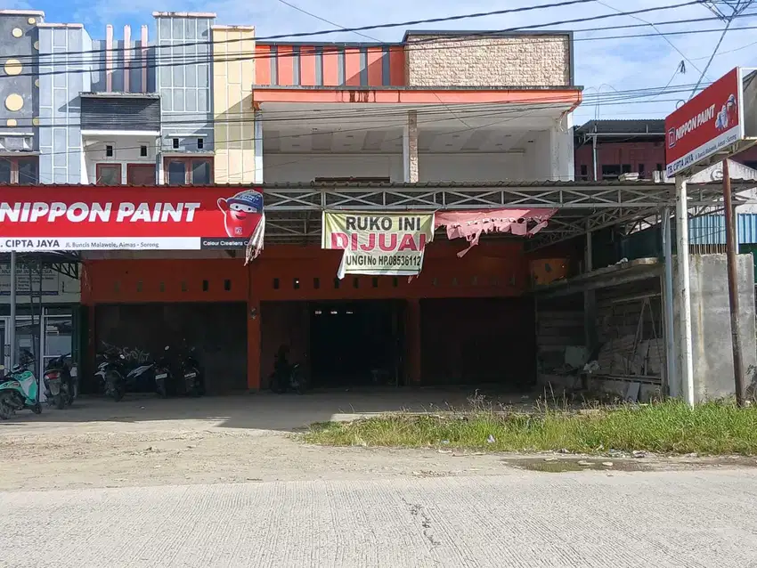 Jual Ruko 3 Unit di Kab.Sorong Aimas Unit 2 pasar pagi