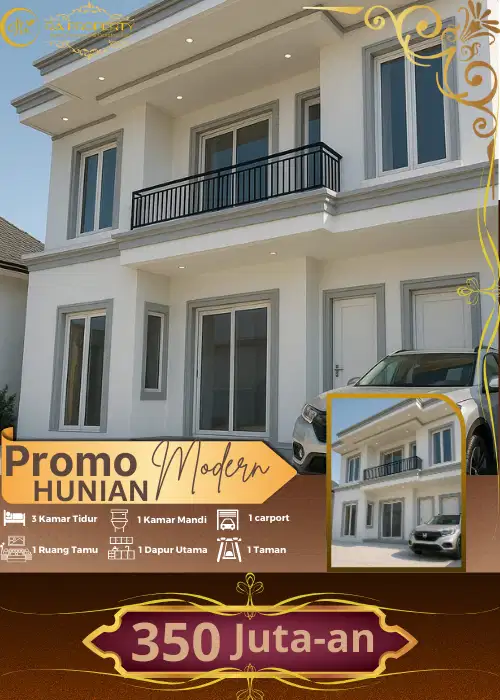 Rumah 2 lantai terlaris di lokasi strategis mulai dari 350 juta-an