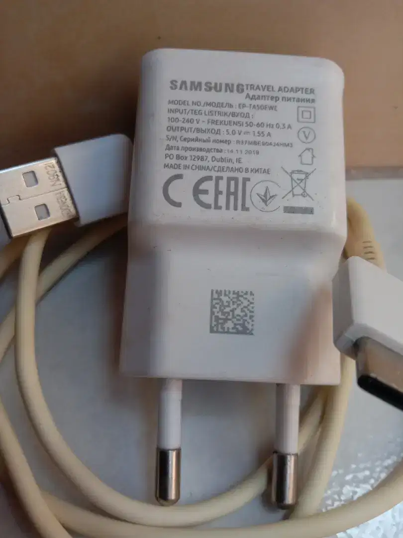 Charger asli ori bawaan Samsung A04e, A03s, A03s tipe C