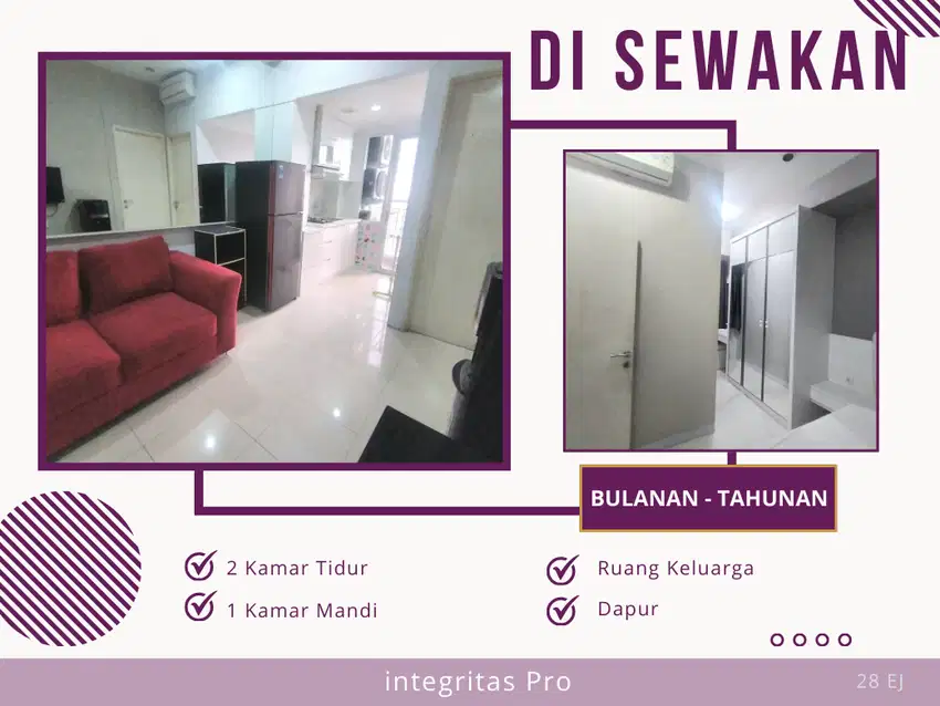 Disewakan Apartement Seasons City Bulanan - Tahunan Lokasi Area Grogol