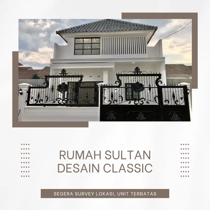 Rumah Desain Sultan Fitur dan Bonusan Mewah Melimpah