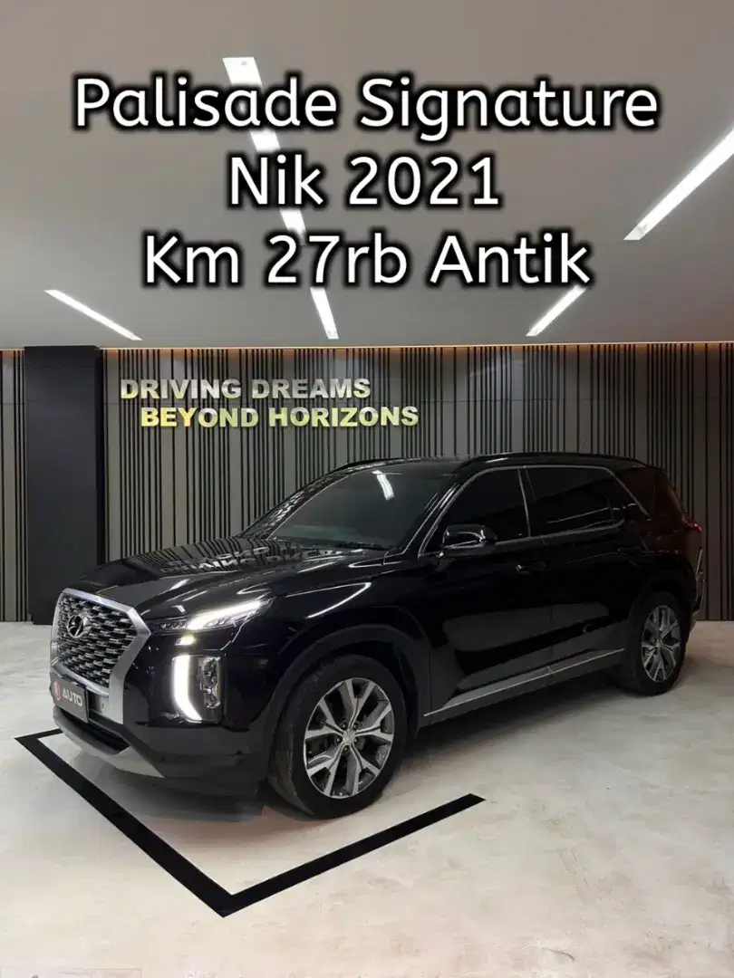 Hyundai Palisade 2.2D Signature 2021 Hitam B22RFL Km27rb
