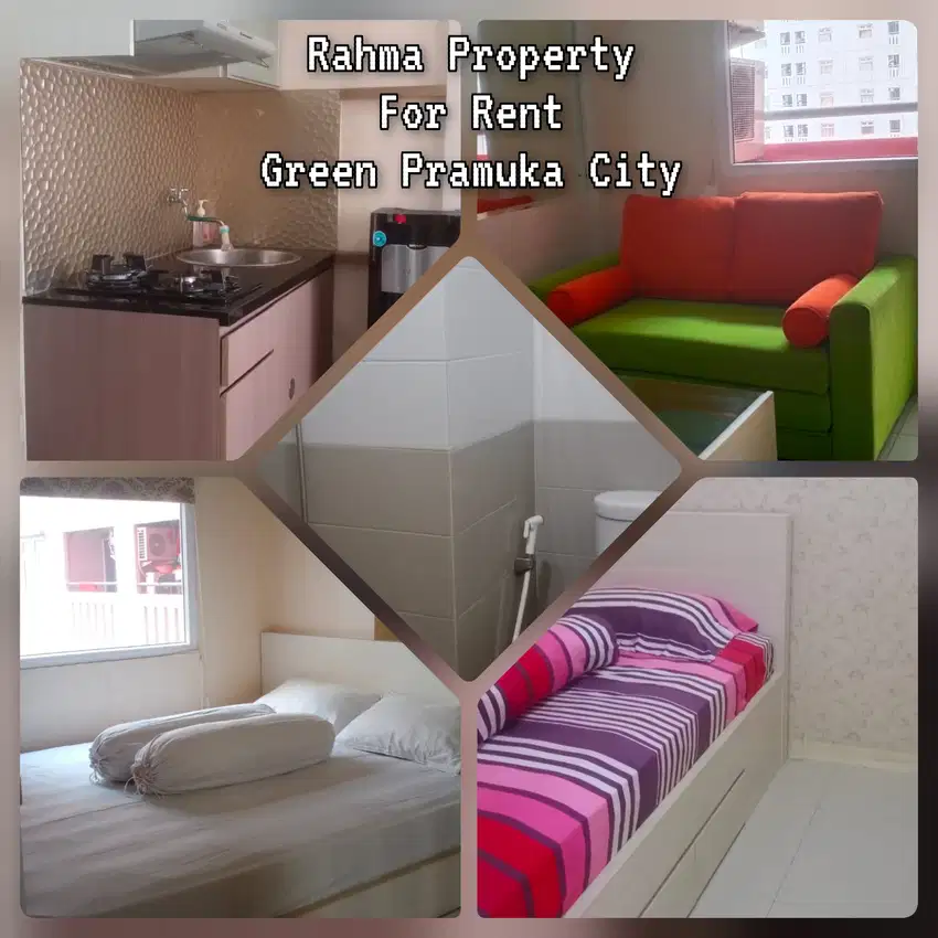 Sewa 6bln Free Ipl Tower Bougenvile Lt.Rendah Green Pramuka City