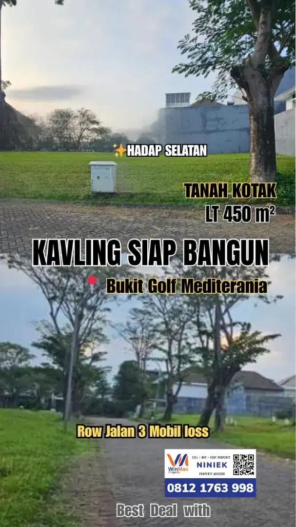 Kavling siap bangun citraland bukit golf hgb
