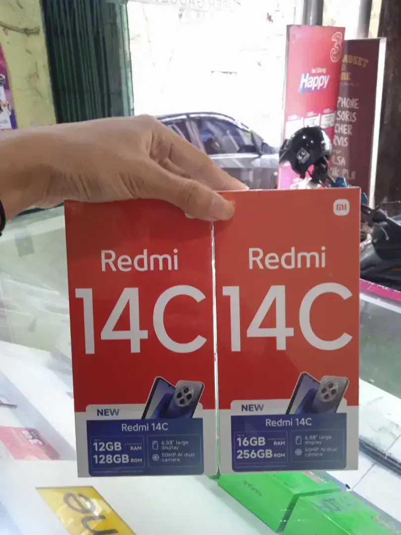 Redy redmi 14C 8/256 New garansi resmi 15bln