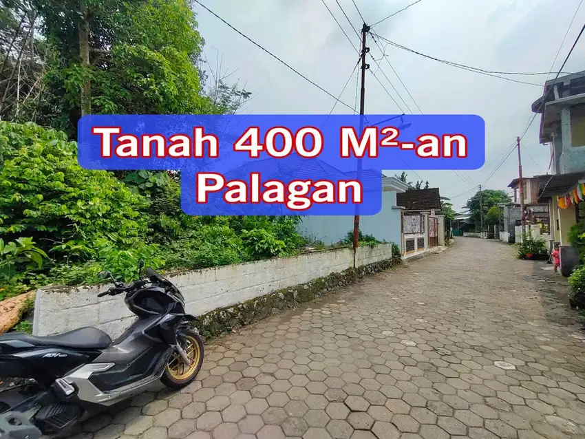 Tanah Jalan Palagan Luas 400 Meteran Pekarangan