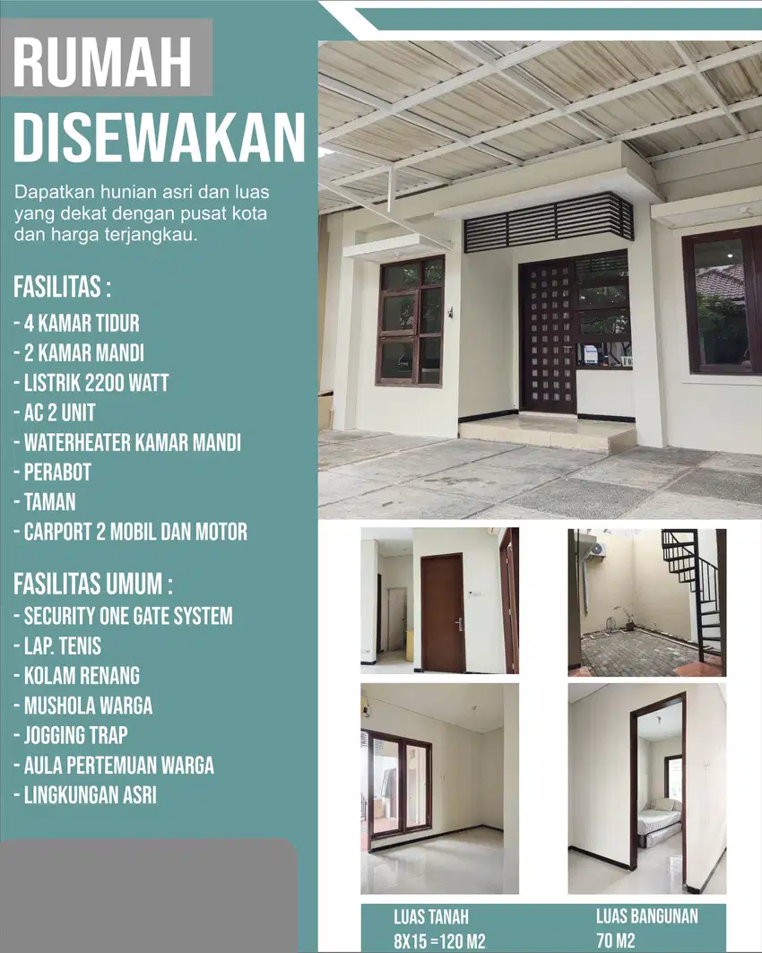 ‼️FULL FURNISHED ‼️ RUMAH KETINTANG di PERUMAHAN, LINGKUNGAN TENANG