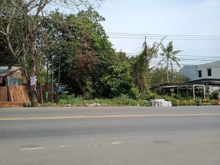 Dijual tanah kosong murah di pinggir jalan raya Serang