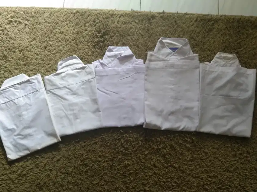 seragam sekolah baju putih ( take all )
