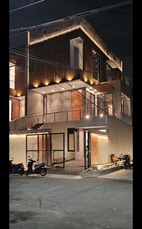 Rumah Hoek Baru 3.5 Lantai 8x14 Agung Permai Sunter hdp Barat Selatan