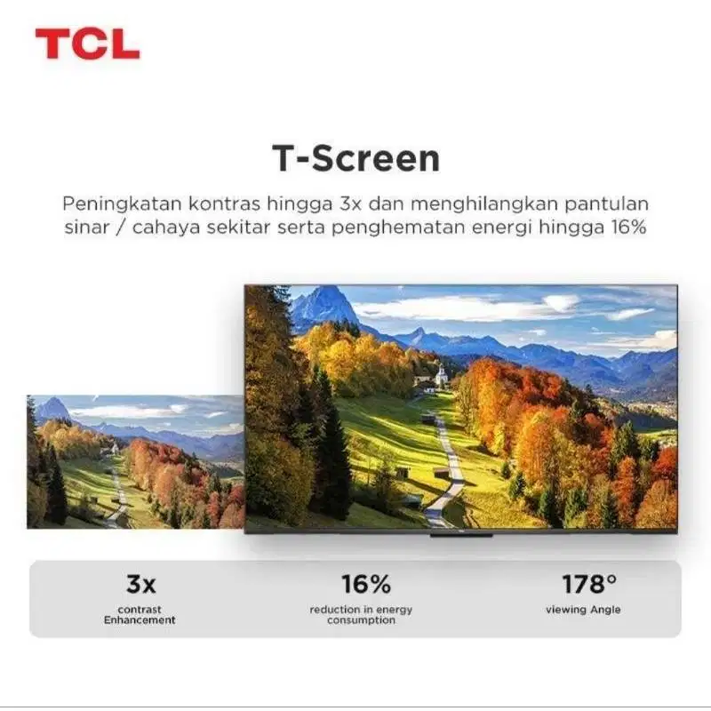 [4K Google TV] TCL 43 V6B | TCL 43V6B | Smart UHD | T-Screen | HDR 10