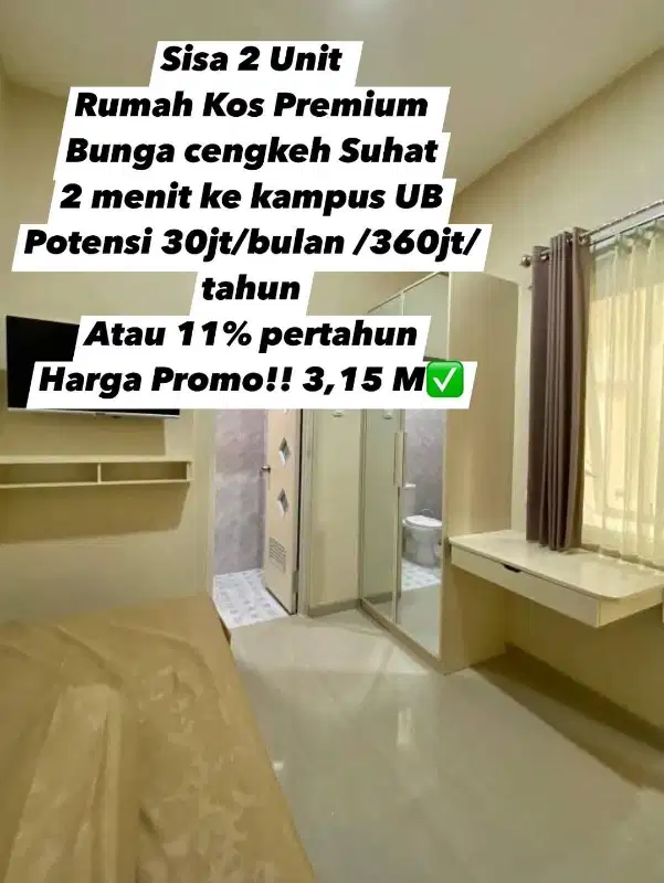 Rumah Kos Premium Candi Mendut Soekarno Hatta Malang