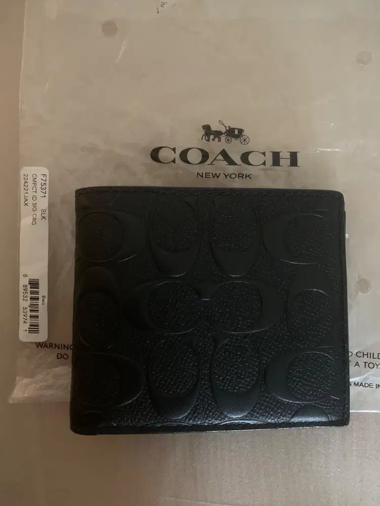 Dompet Fashion  Coach pria embos Ori
