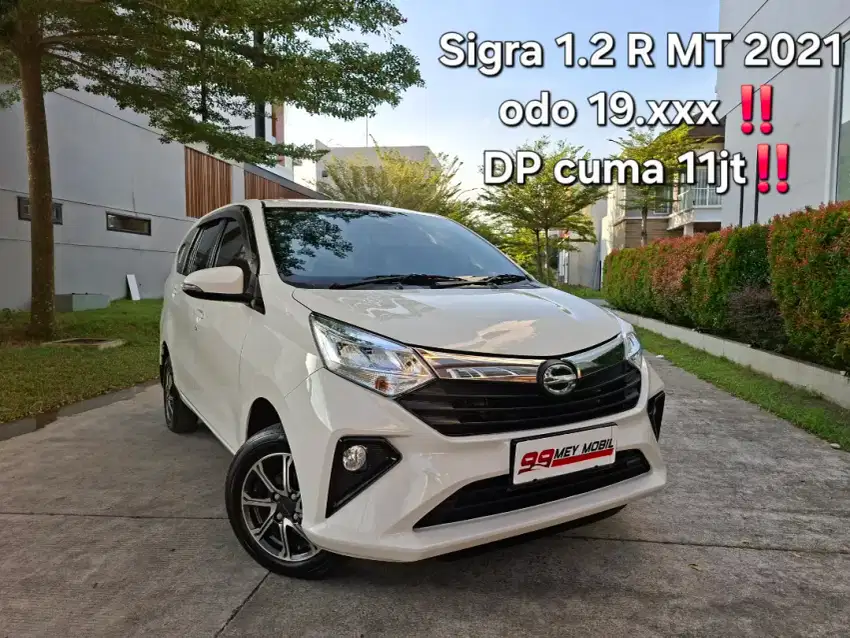 Odo 19rb ‼️ Sigra R MT 2021 White