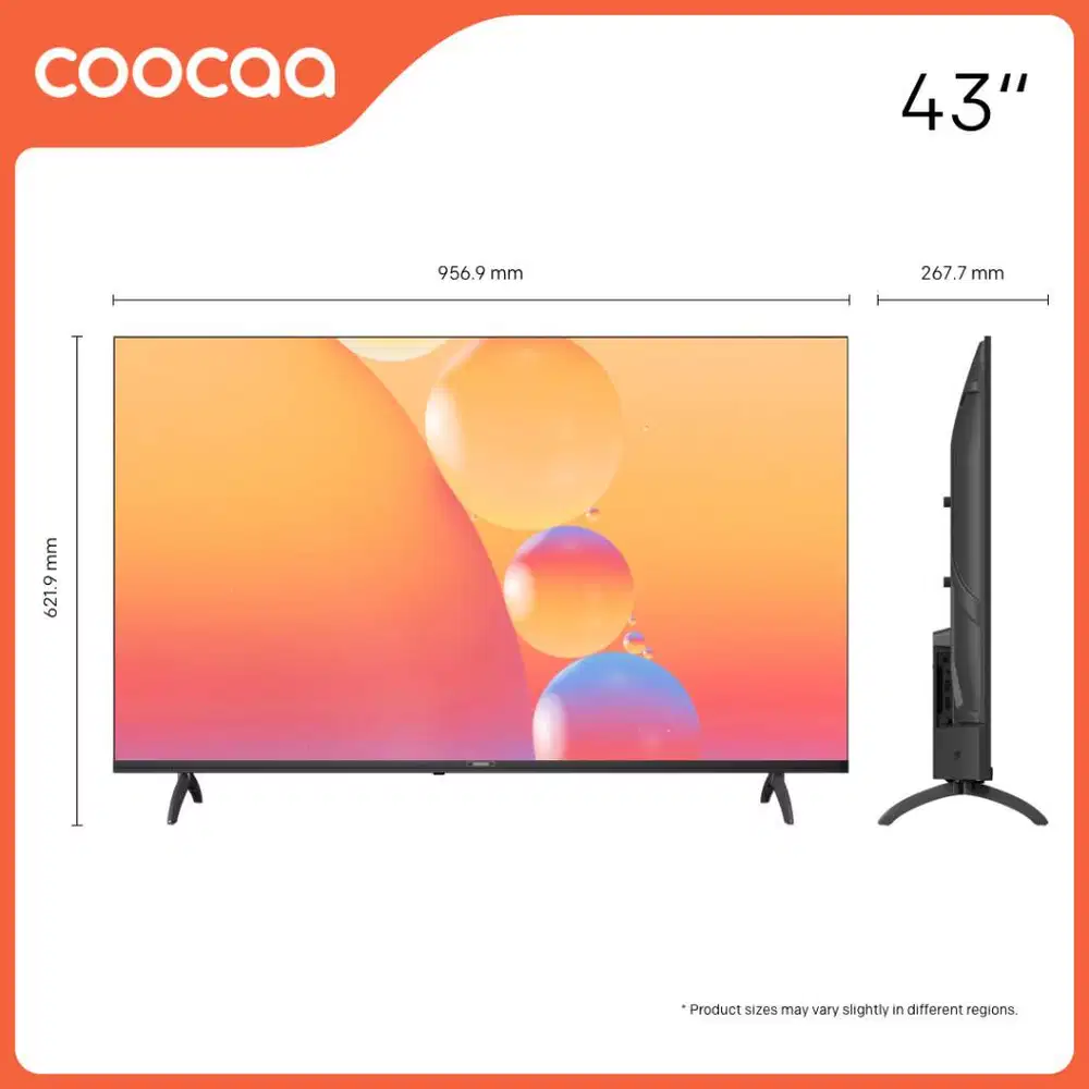 TV COOCAA 43S3U PLUS Smart TV 43 - Coolita 3.0 - 2K LED