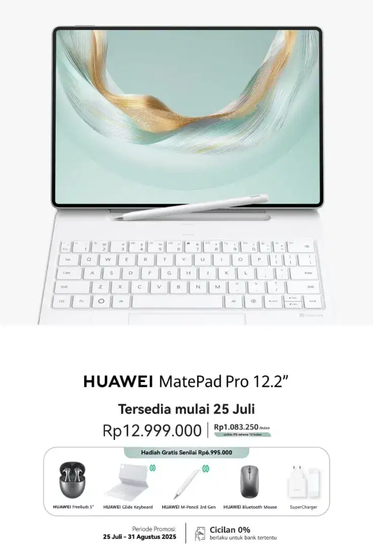 Huawei Matepad Pro 12.2 2025|PC level WPS Office|Oled|2 in 1 Keyboard