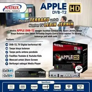 Set top box Matrix Apple Full Hd DVB T2 & C STB Matrix STB