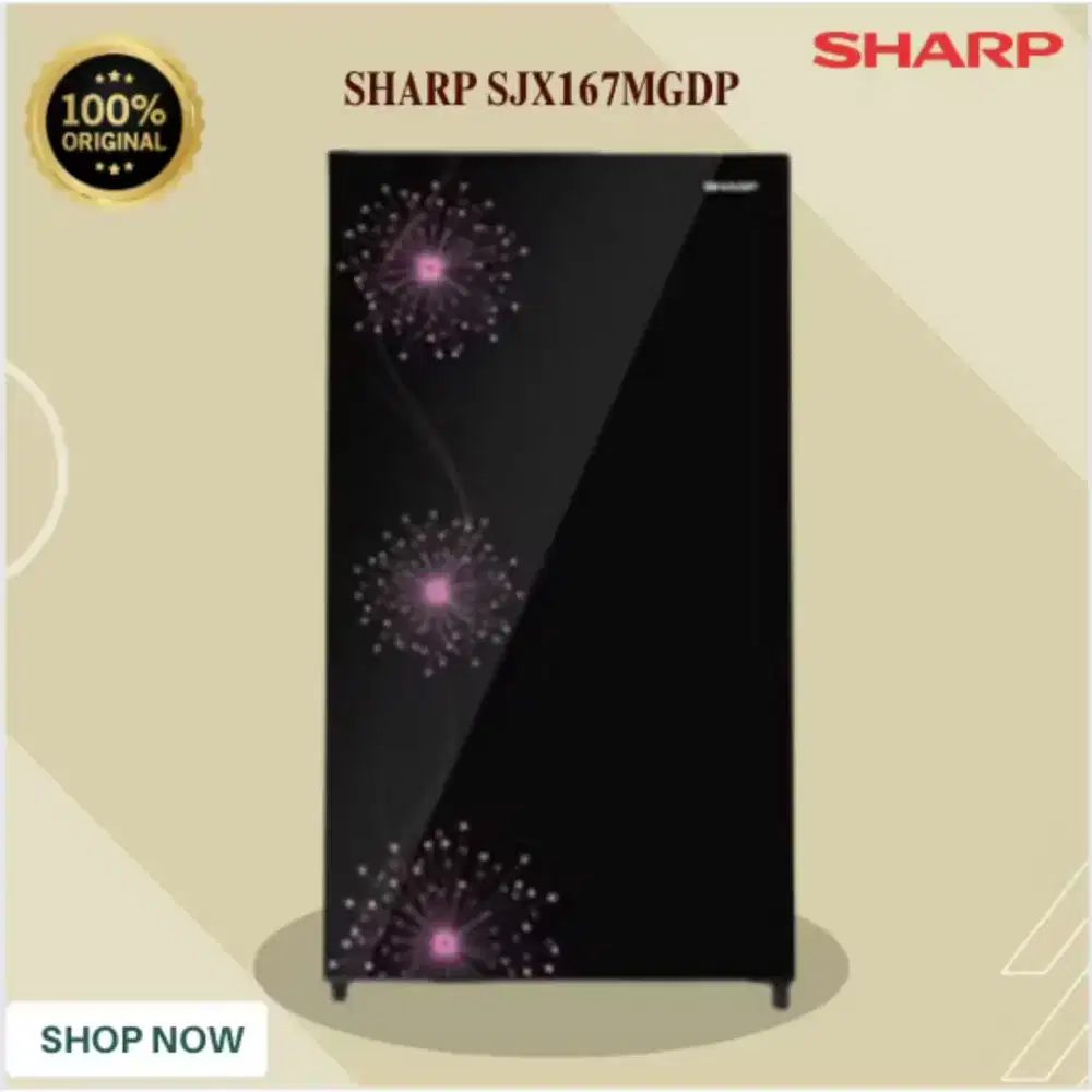 Kulkas SHARP type SJK 167 promo kredit