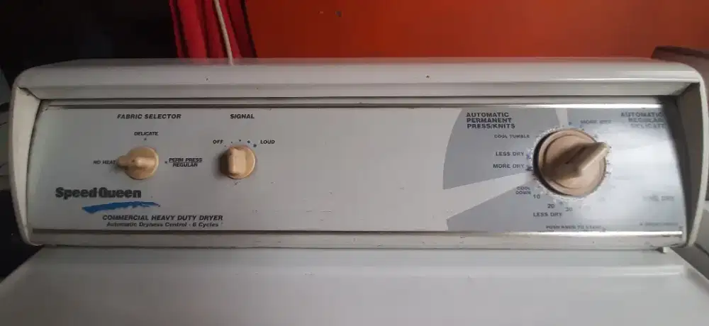 Dyer pengering speed queen 15kg masih normal untuk Laundry
