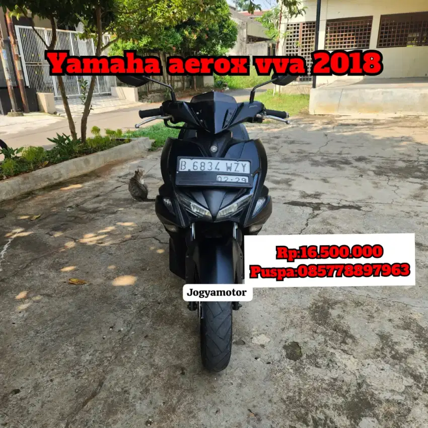 Yamaha aerox vva tahun 2018