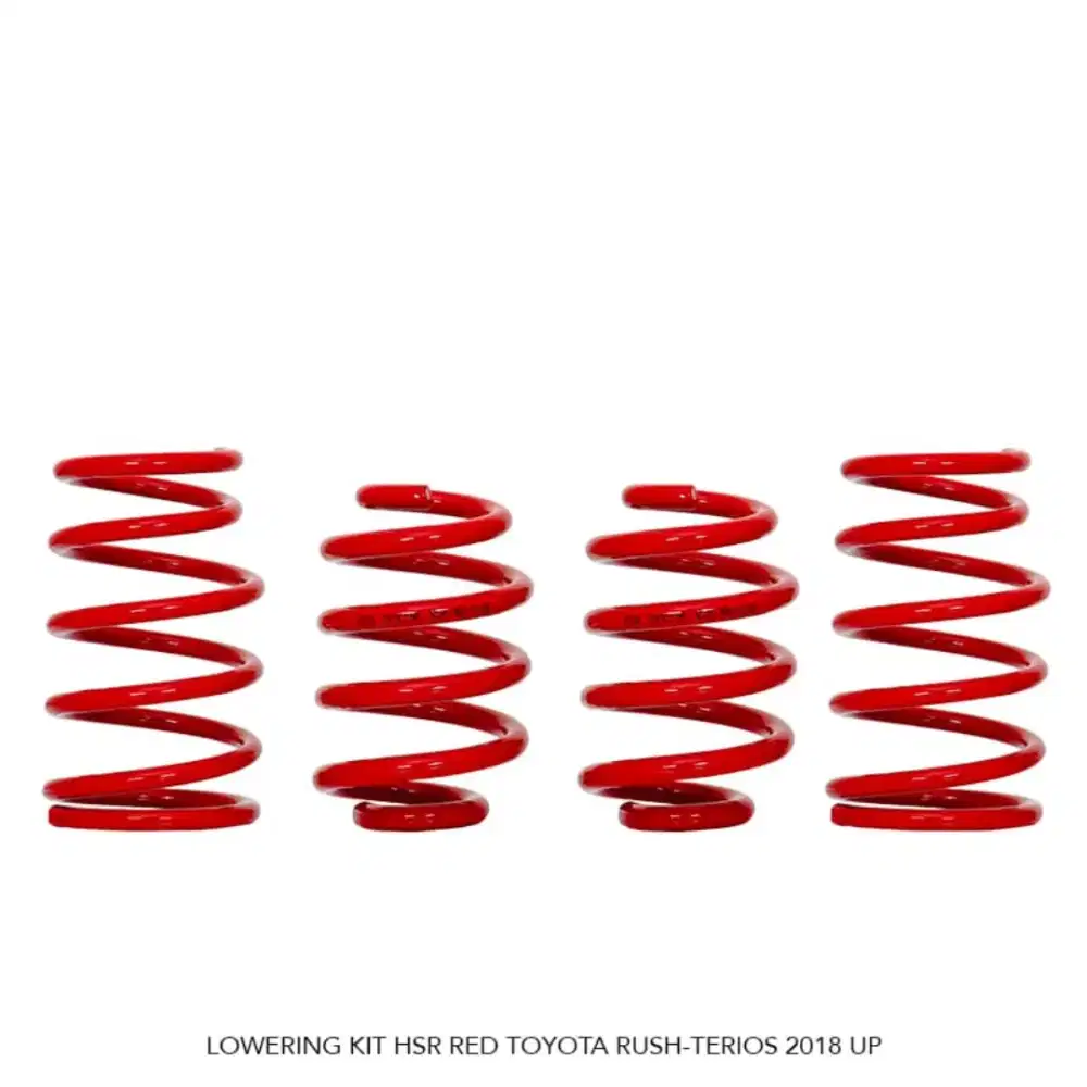 Per Ceper Depan Belakang Terios Lowering Kit HSR Red